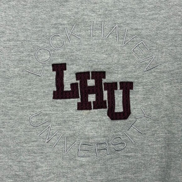 Vintage Russell Athletic Lock Haven University Crewneck Sweatshirt USA Made XL - Picture 4 of 8